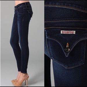 HUDSON PREMIUM DESIGNER SKINNY JEANS DARK WASH